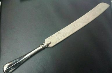 Silver Plated Wedding Cake knife