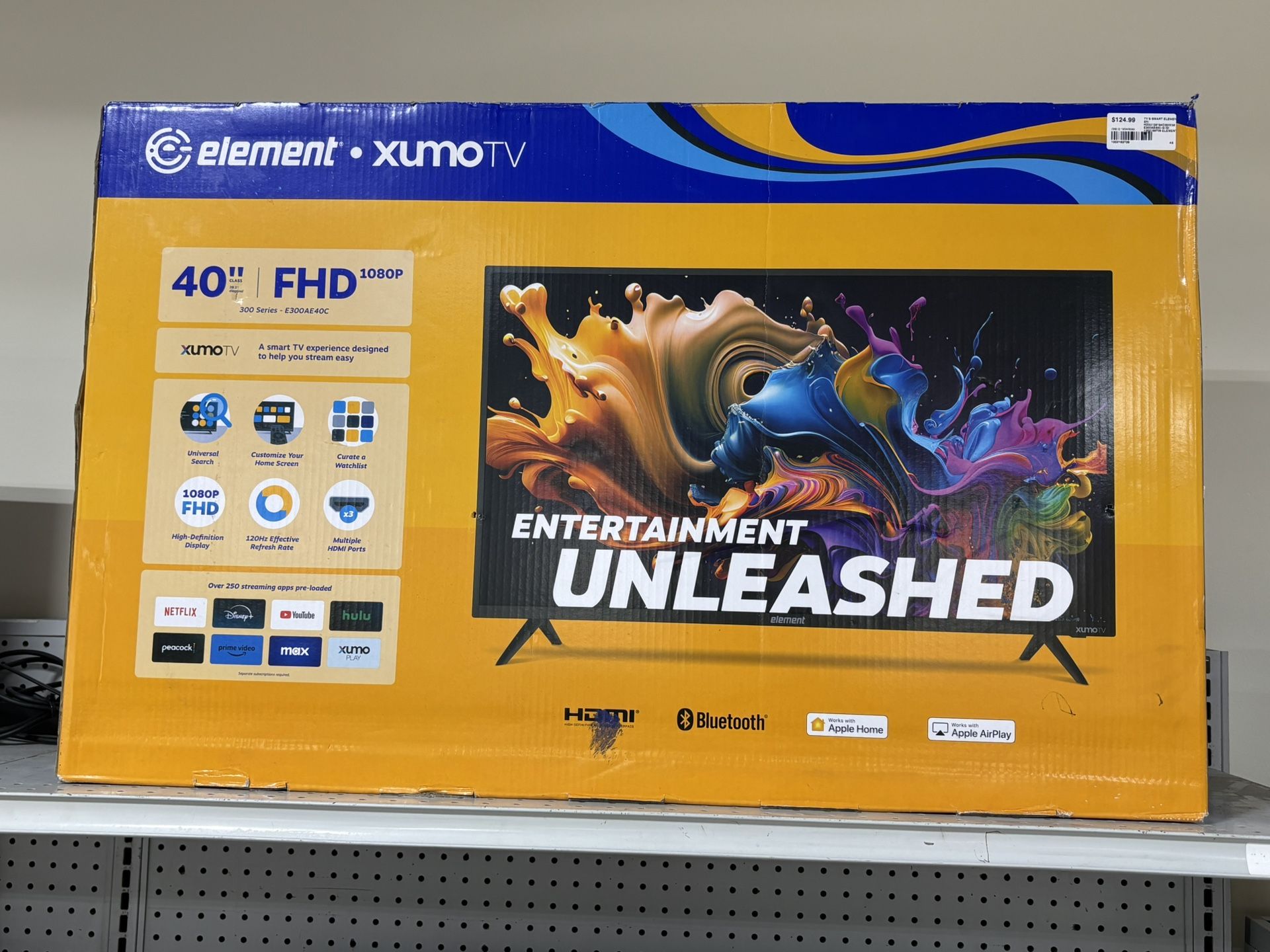 Element Electronics 40” Class 300 Series LED FHD 1080p XUMO TV