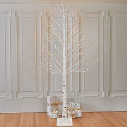 Costco 7ft LED Multifunction Birch Tree with 280 Multicolor LED Lights
