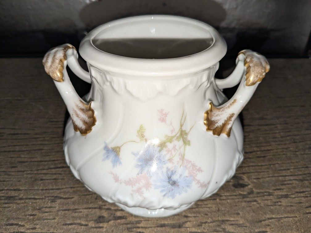 Antique Haviland Limoges France Bowl Vase Cornflowers French
