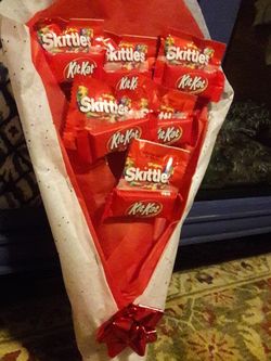 Skittles And Kitkat Bouquet