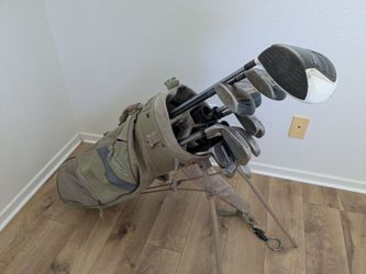 Complete Golf Club Set with Stand Bag – Driver, Irons, Woods & Putter