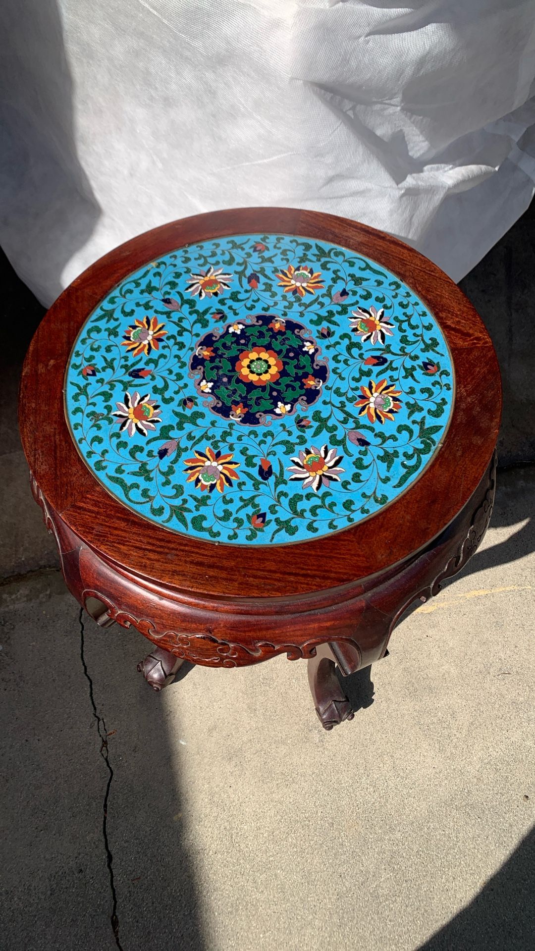 Corner Table Vintage 