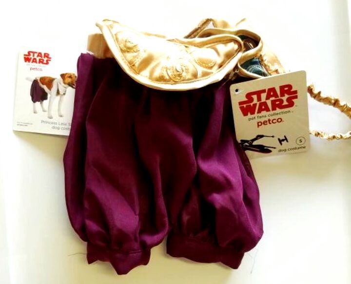 Star Wars Princess Leia Slave Dog Halloween Costume