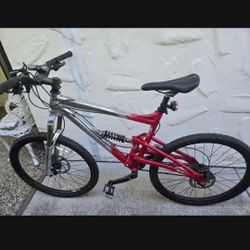 Haro Full Suspension Mountain Bike With Tire Size 26 Medium Size Frame