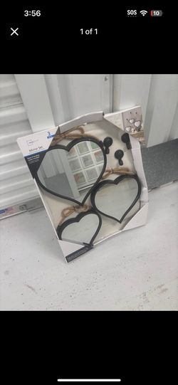 Mainstays Heart Shaped Mirror Set
