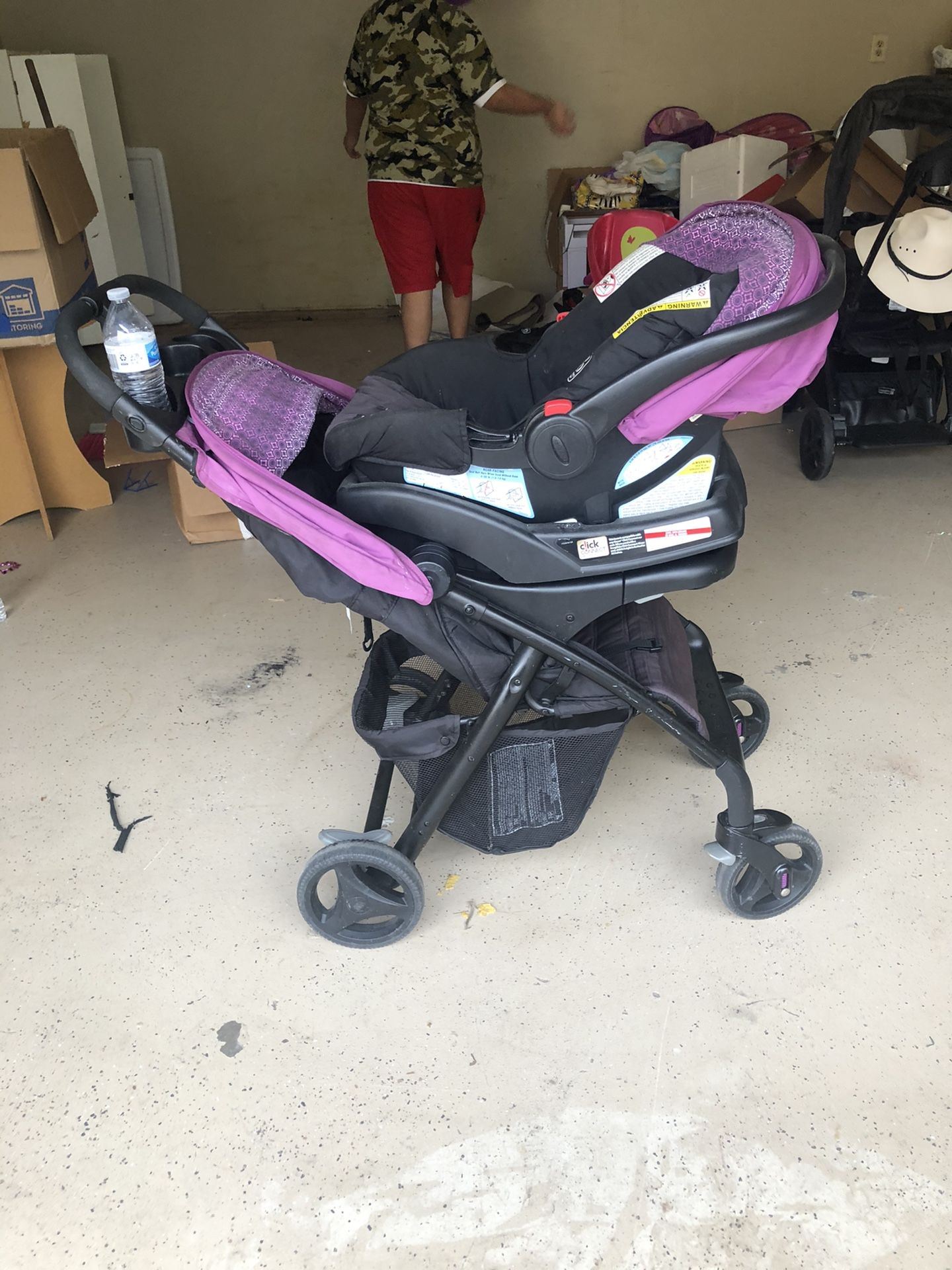 Car Seat, Stroller And Car Base