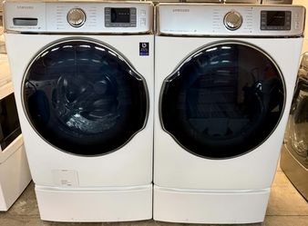 XL Capacity Samsung Washer and Dryer Set