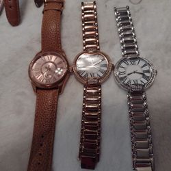 Three Bronze Italia Watches $10.00 Eachi