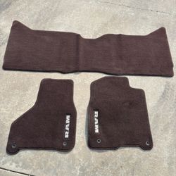 2017 Ram 1500 Factory Floormats Brown