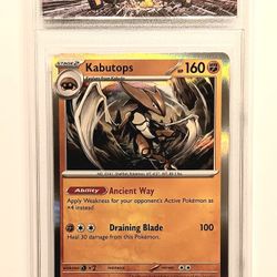 KABUTOPS HOLO | SCARLET & VIOLET: 151 #141/165 | ENCAPSULATED