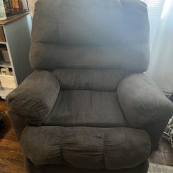 Gray Recliner 