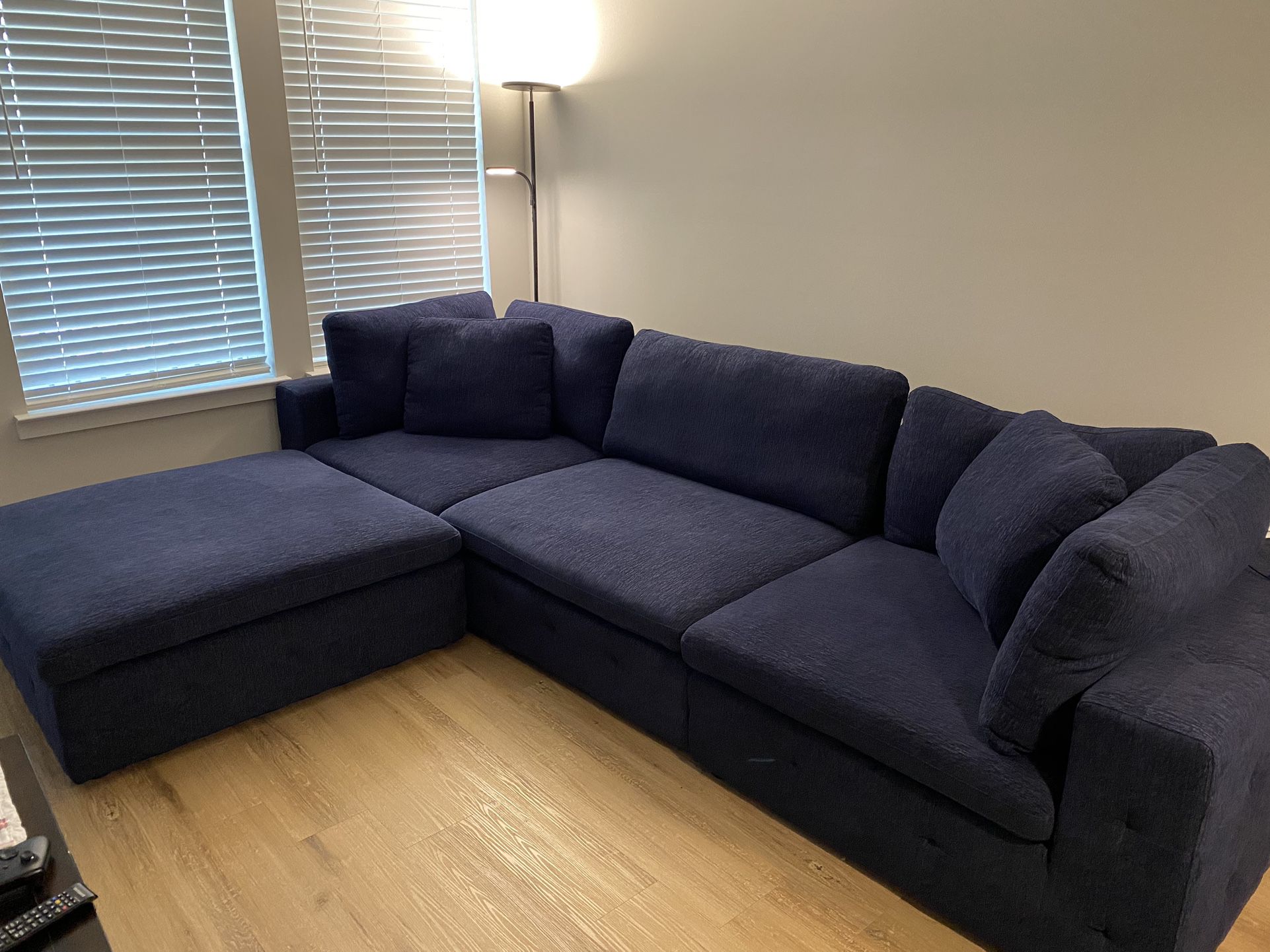 Blue Lounge Couch