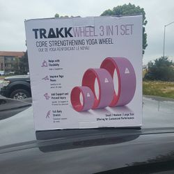 Core Strengthening Yoga Wheel 3 In 1 Set