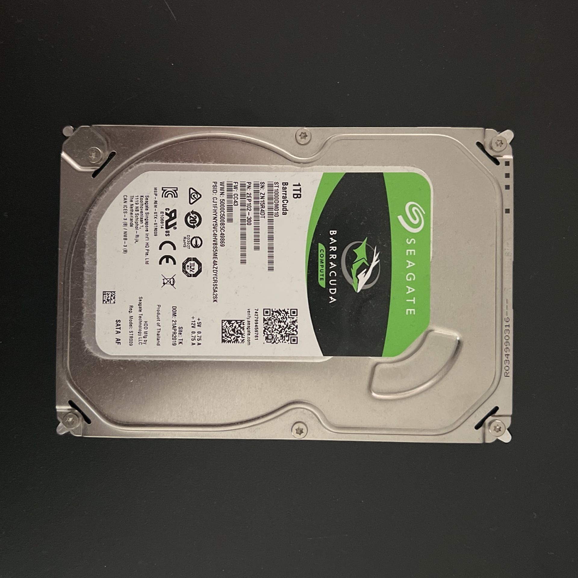 1 TB Seagate HDD