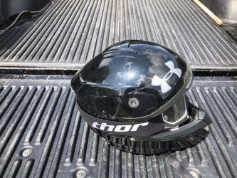 Four wheeler helmet and glasses
