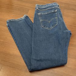 Levi's Men’s Classic Blue Straight Leg Jeans