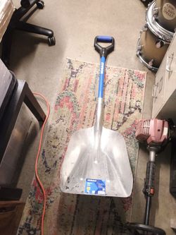 Kobalt fiberglass handle aluminum scoop shovel