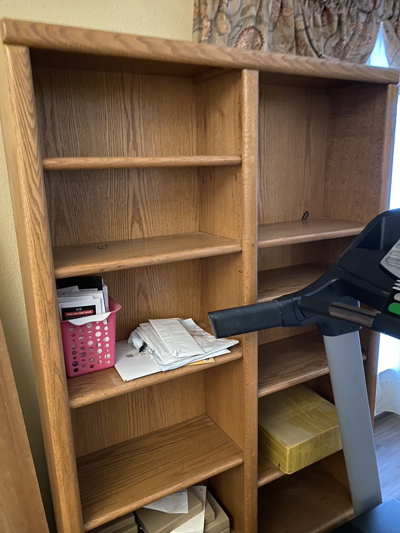 Bookshelves And Table 