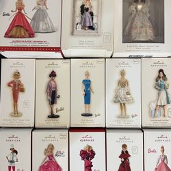 Hallmark Keepsake Barbie Ornament Collection 