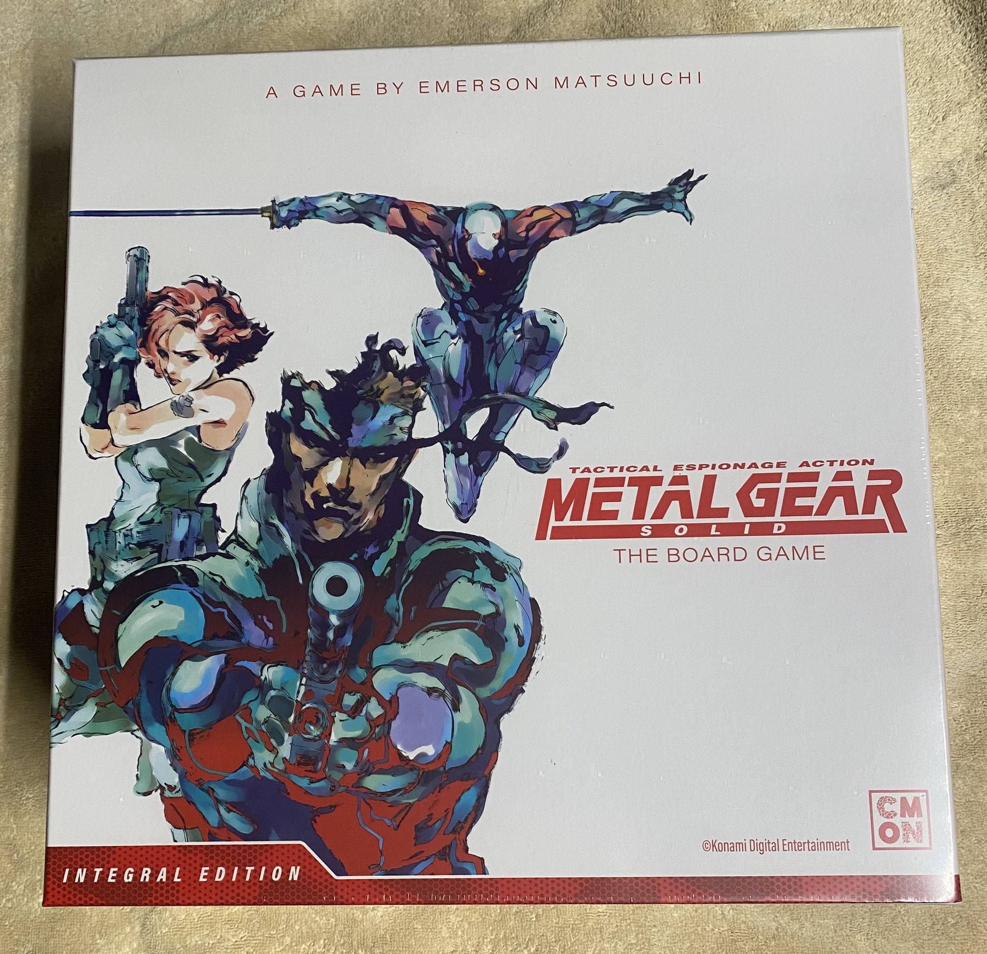 CMON Metal Gear Solid Board Game Integral Kickstarter Edition NIB