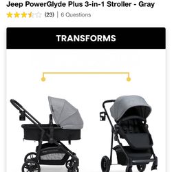 jeep Powergylde Stroller 