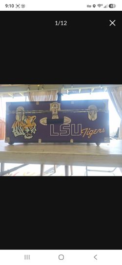 LSU TIGERS STORAGE CHEST
