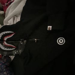 Bape X God Zip up hoodie 