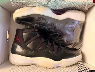 Air Jordan 11 Retro 72-10 Black Red Sneakers