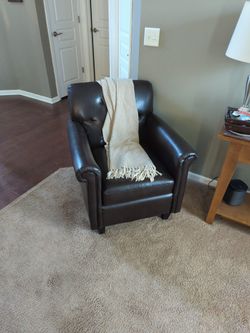 Brown Leather Chair