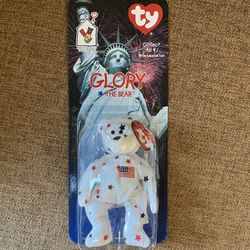 Ty Glory The Bear Teenie Beanie McDonalds 1997 (Unopened)