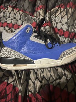 Air Jordan 3 Blue Cement Sneaker