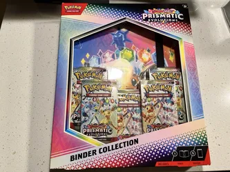 Pokemon TCG Prismatic Evolutions Binder Collection Box New Sealed