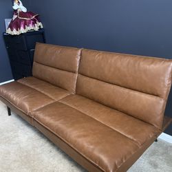 Brown Couch/bed 