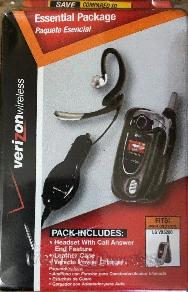 (NEW) Verizon Essential package for LG VX5200