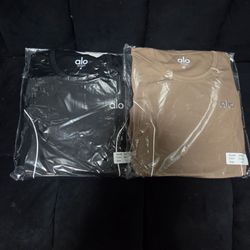 Alo set 2 piezas nuevo S black M Coffee