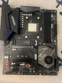 Gigabyte X570 Aorus Elite WiFi Motherboard with AMD Ryzen 7 5800x CPU and Corsair Vengeance RGB Pro DDR4 32gb 3600MHz