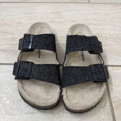 Black/grey Birkenstock 