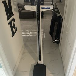 Báscula de Viga para Consultorio Médico, Báscula Analógica de Altura y Peso de Grado Médico,