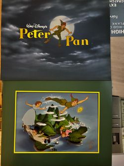 Walt Disney's Peter Pan Lithograph Print Set