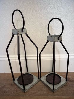 2 piece lantern candle decor set