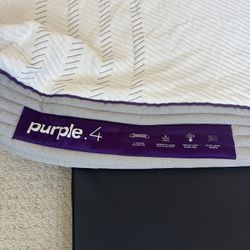 Brand New King Size Purple 4 Quilted OEM Replacement Mattress Cover 