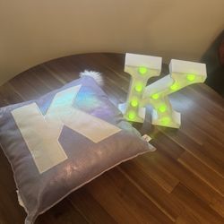 Letter K And Girls Room Decor 