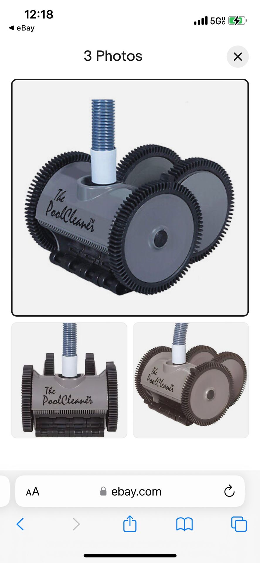 Pool Vacs Used
