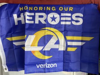 Los Angeles Rams Salute To Service Flag SGA 11/11/24