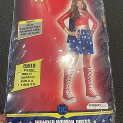 Wonder Woman Costume Child XL 14-16 Halloween 