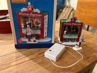 Lemax Cocoa Express Christmas Village Set