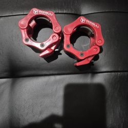 Olympic Bar Weight Clamps 💪