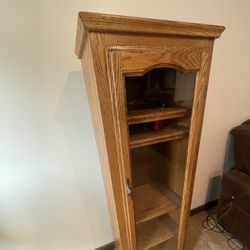 Glass Bookcase/media storage