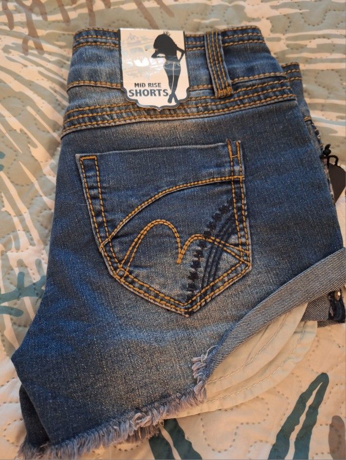 NEW Rebel By Right Jean Shorts Sz 1